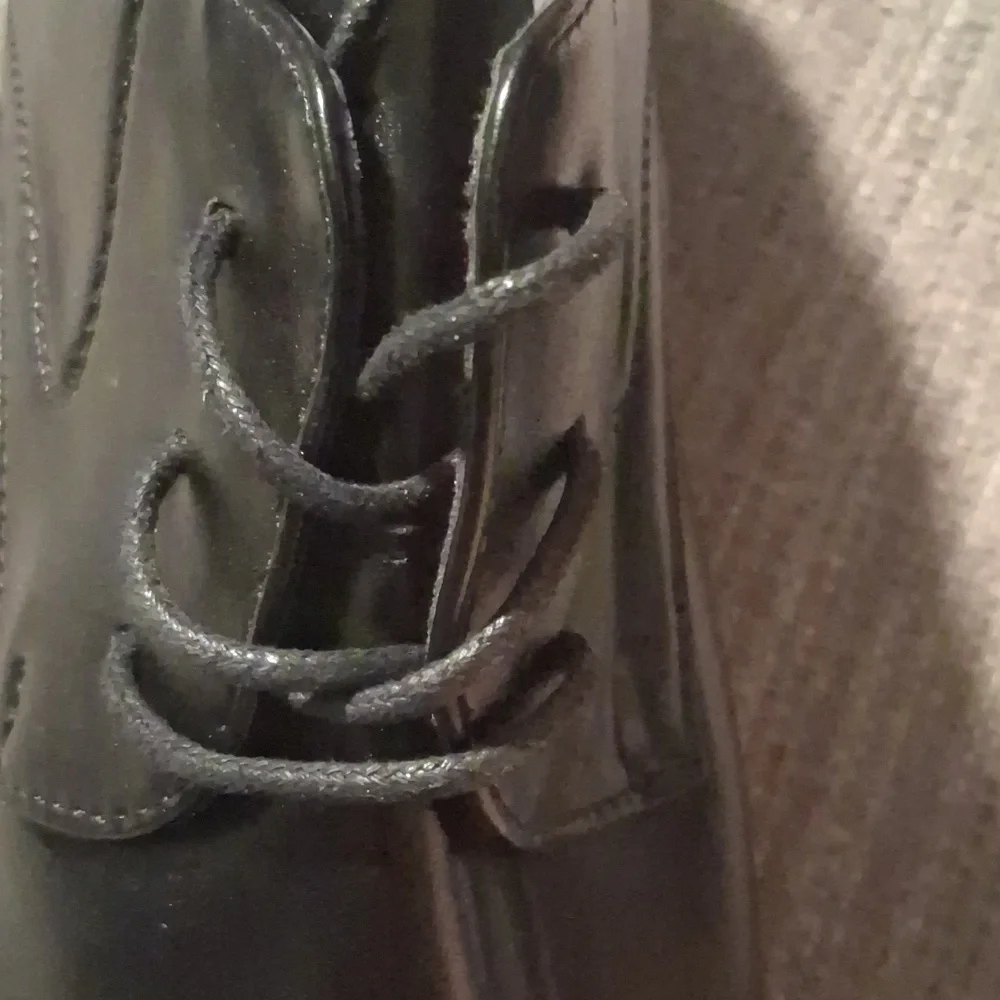 NWT Tanner Classic Black Men's Derby Dress Shoes Size 12 EU 46 and original bag